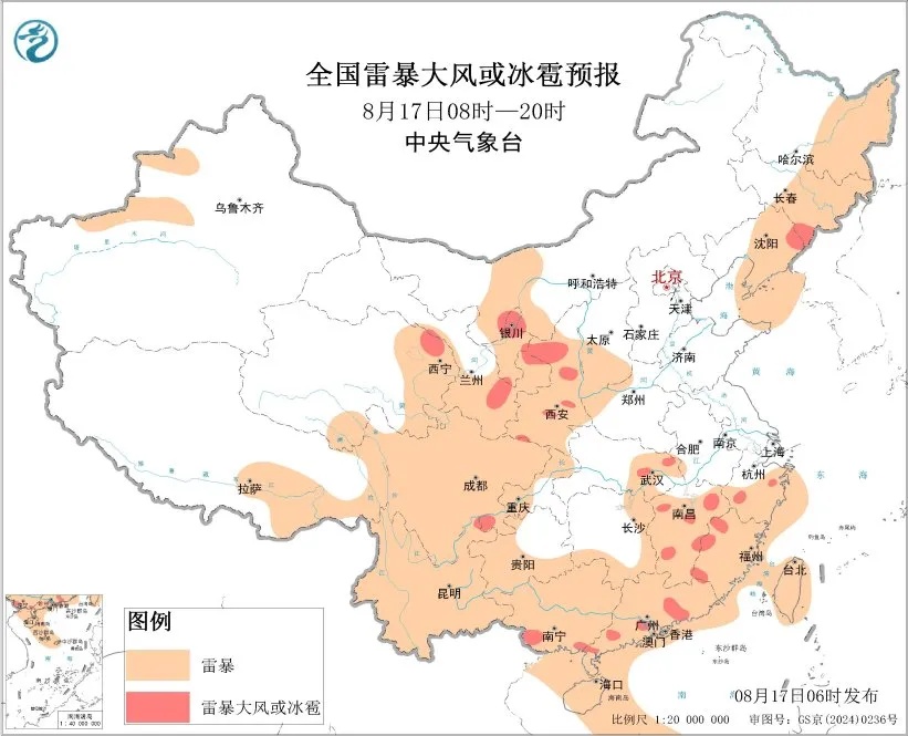 暴雨、冰雹、雷暴大风，马上到湖北