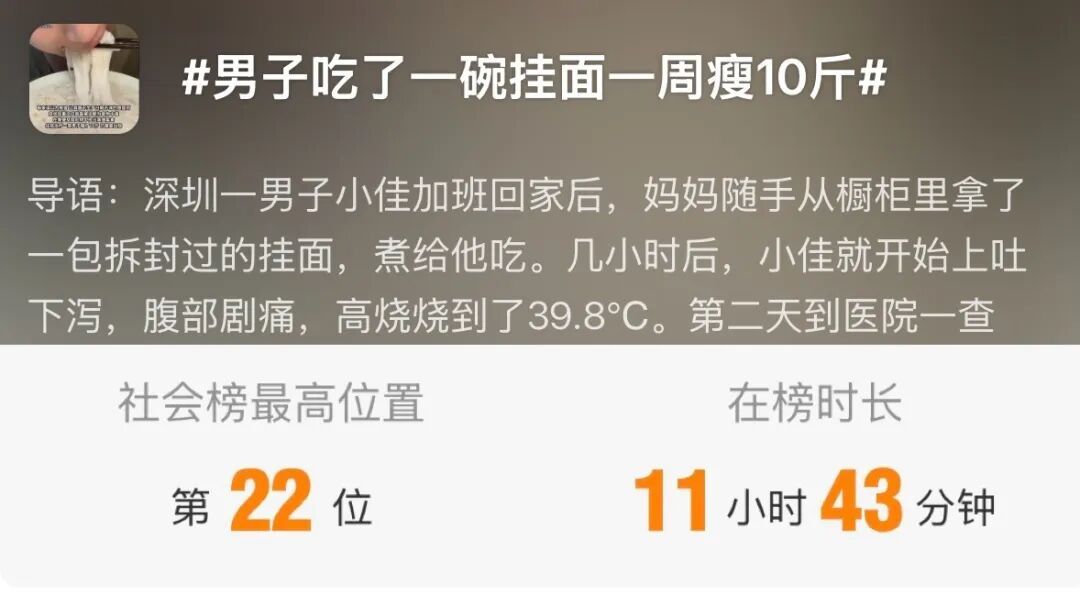 男子吃过期挂面上吐下泻险进ICU！这些东西快让爸爸妈妈扔掉！