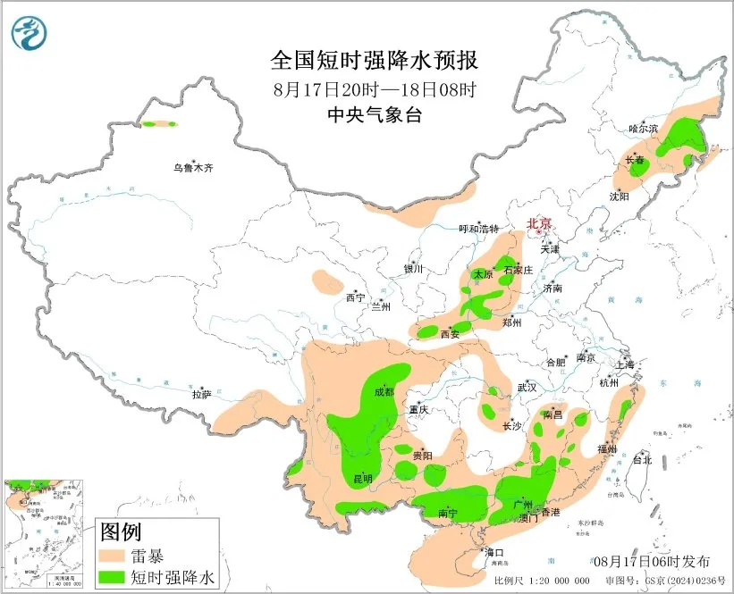暴雨、冰雹、雷暴大风，马上到湖北