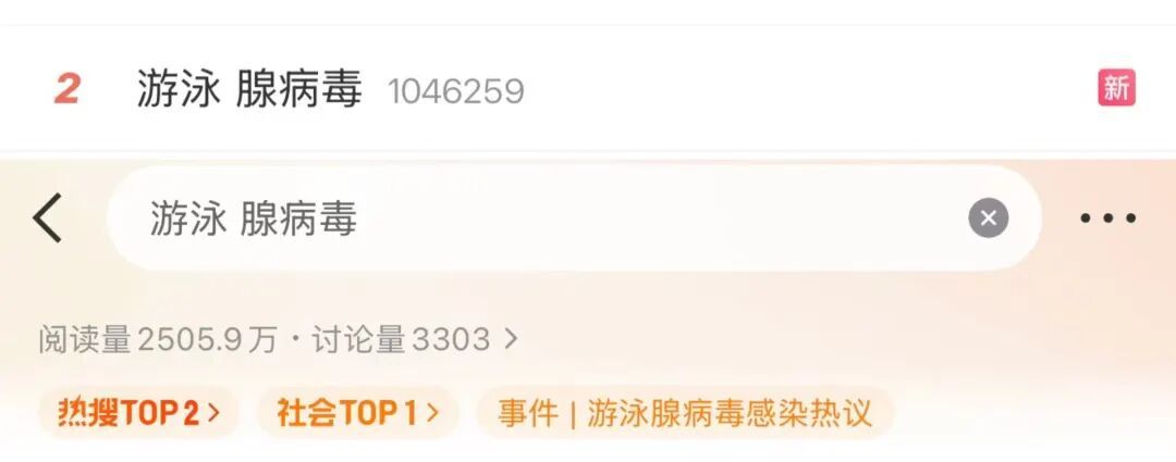 “游泳 腺病毒”登上热搜！防护指南来了→