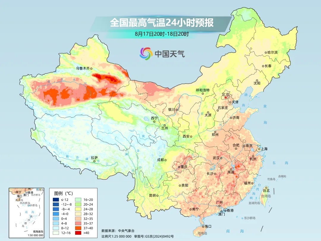 38℃+！阵雨、雷暴大风轮番登场，湖北继续“雨热交织”