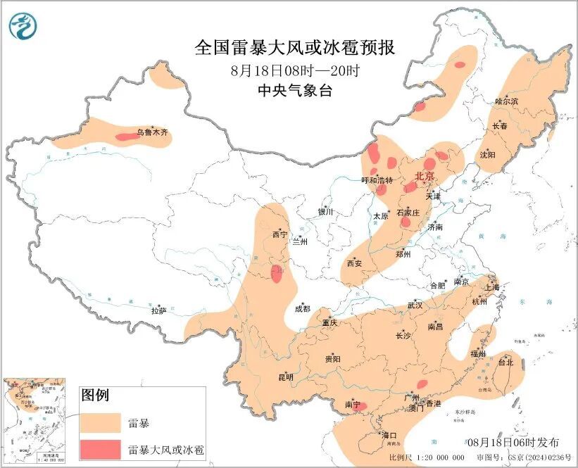 今早到明天,山西等地有短时强降水,局地有雷暴大风或冰雹 今早到明天,山西等地有短时强降水,局地有雷暴大风或冰雹