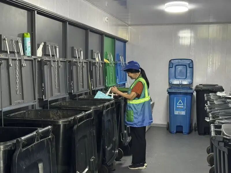 “大变身”！北京多个小区的垃圾桶站完成升级改造！