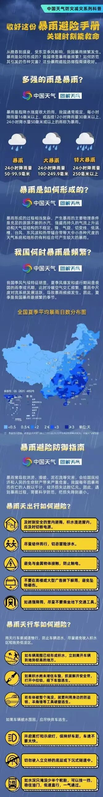 傍晚至夜间有雷阵雨 南部山区注意防范强降水 傍晚至夜间有雷阵雨 南部山区注意防范强降水