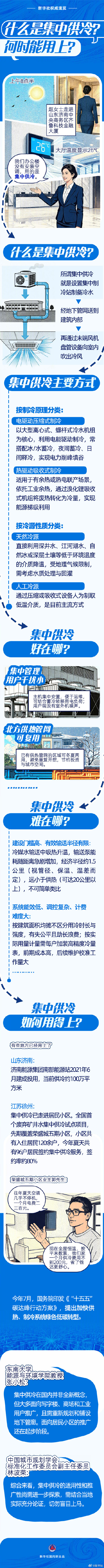 新华社权威速览|什么是集中供冷,何时能用上? 新华社权威速览|什么是集中供冷,何时能用上?