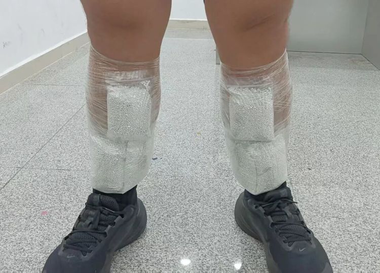 男子身藏8千余克银粒进境被海关当场查获