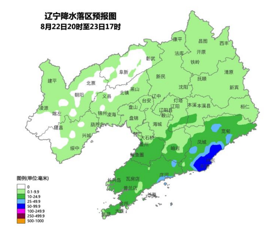 辽宁东南部将出现暴雨、大暴雨,从明晚持续到下周一! 辽宁东南部将出现暴雨、大暴雨,从明晚持续到下周一!