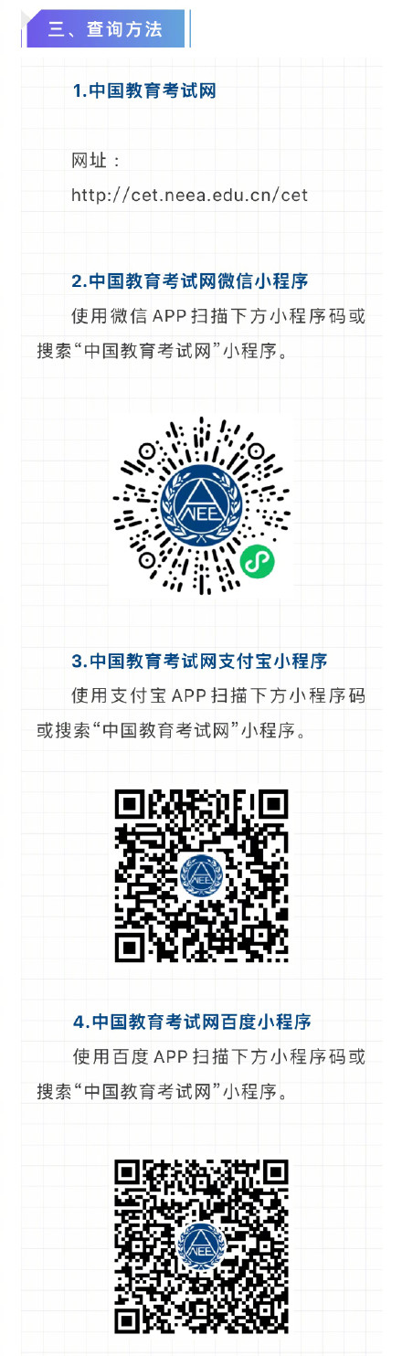 四六级查分 时间,定了! 四六级查分 时间,定了!