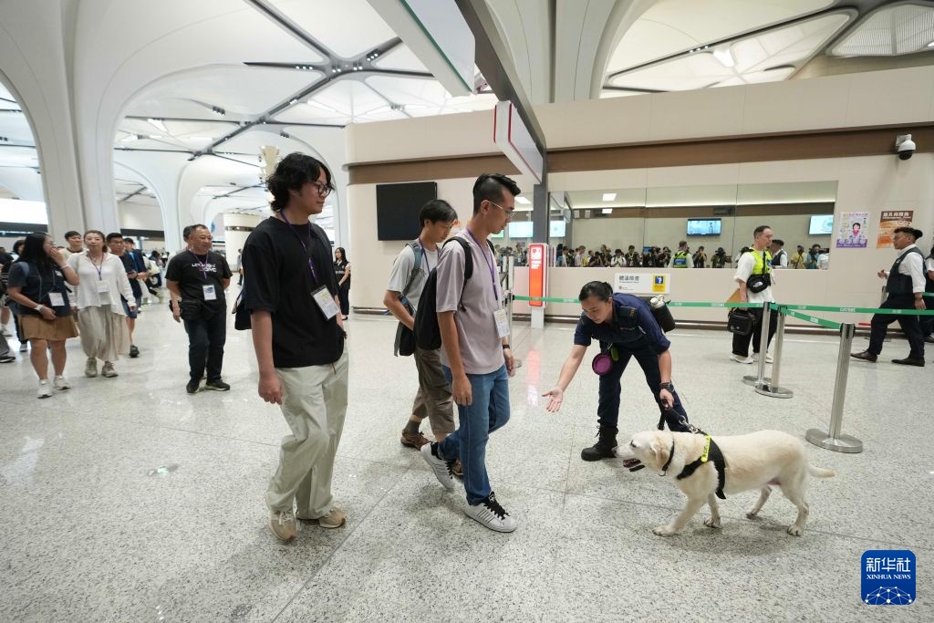香港特区政府在皇岗口岸举行大规模人流车流压力测试