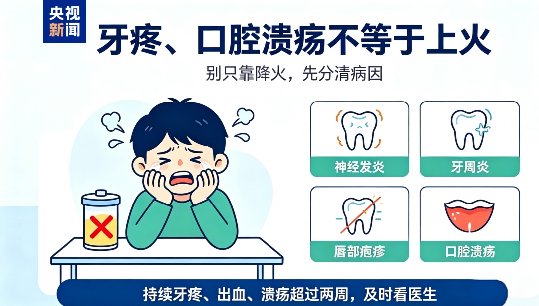 牙病≠上火，出现这些症状赶紧看医生！