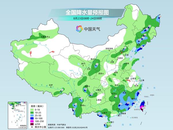 未来三天南方沿海雨势强劲 中东部闷热天气将持续 未来三天南方沿海雨势强劲 中东部闷热天气将持续
