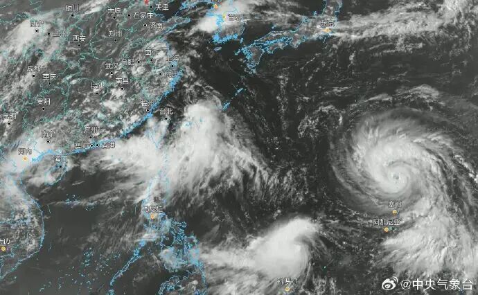 三个台风最新路径!今天上海天气如何?海上乱成“一锅粥”,预警又来了! 三个台风最新路径!今天上海天气如何?海上乱成“一锅粥”,预警又来了!