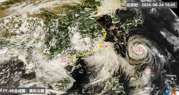 三台共舞！台风“紫檀”“沙德尔”接连来袭 哪里将承接最强风雨