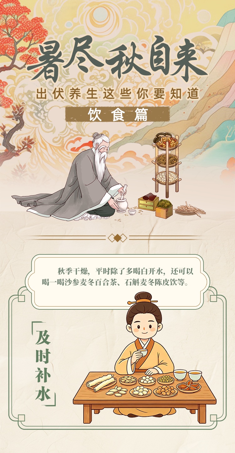 暑尽秋自来,出伏养生这些你要知道→ 暑尽秋自来,出伏养生这些你要知道→