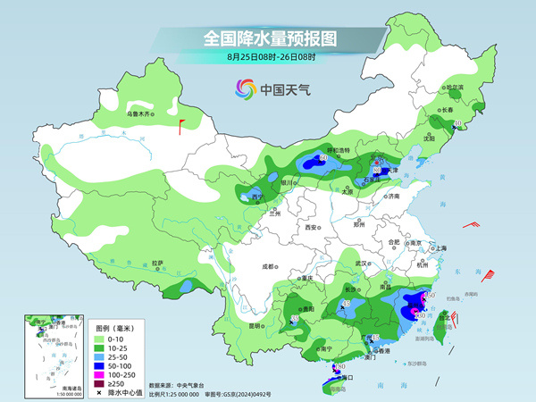 华南沿海强降雨频繁局地有大暴雨 北方多地闷热将缓解 华南沿海强降雨频繁局地有大暴雨 北方多地闷热将缓解