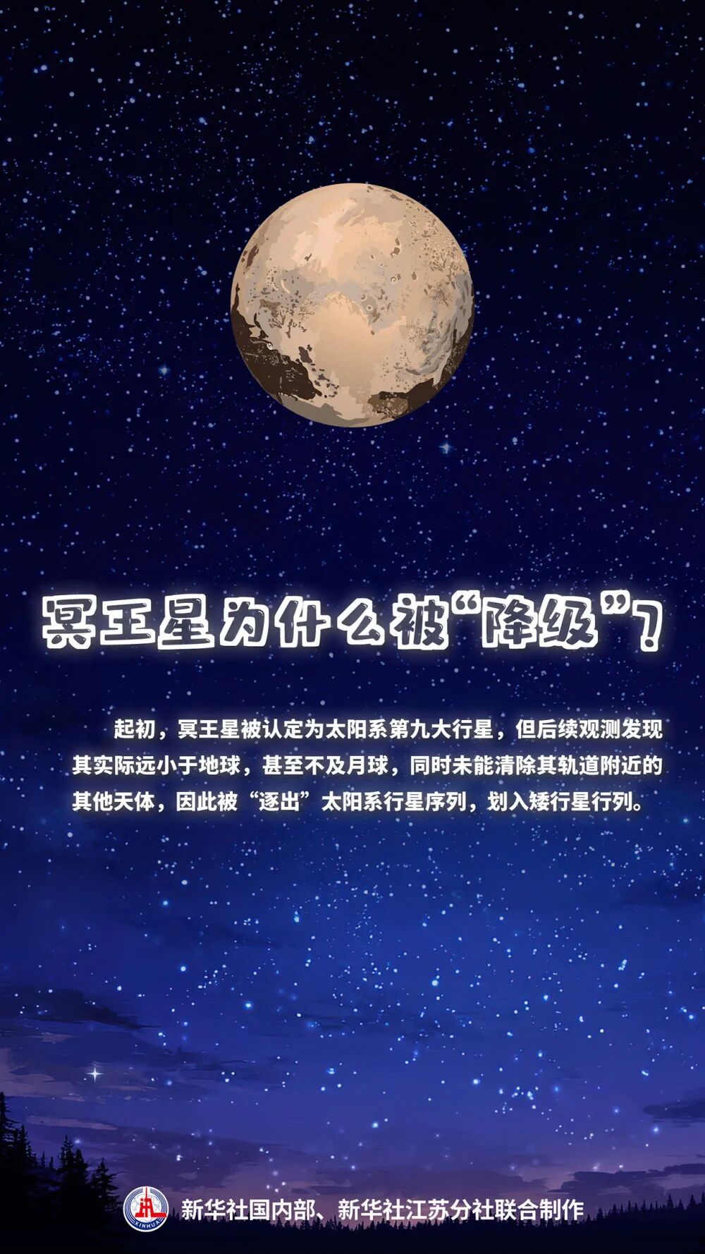 今天,冥王星“降级”整整20年 今天,冥王星“降级”整整20年