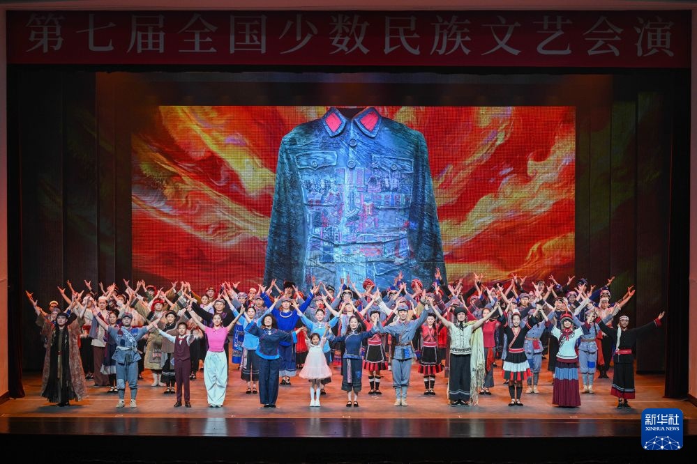 歌舞剧《五彩红军衣》在北京彩排 歌舞剧《五彩红军衣》在北京彩排