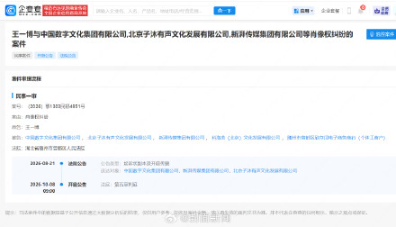 王一博告多家公司侵权