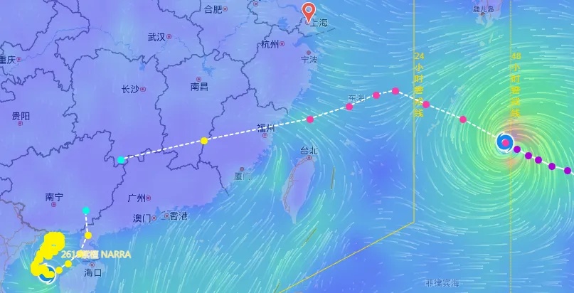 中央气象台继续发布台风黄色预警，预计“沙德尔”将向浙闽一带沿海靠近