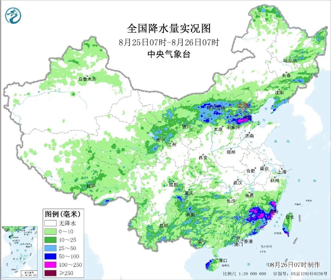 全国669站大暴雨！北方雨势猛烈 警惕次生灾害