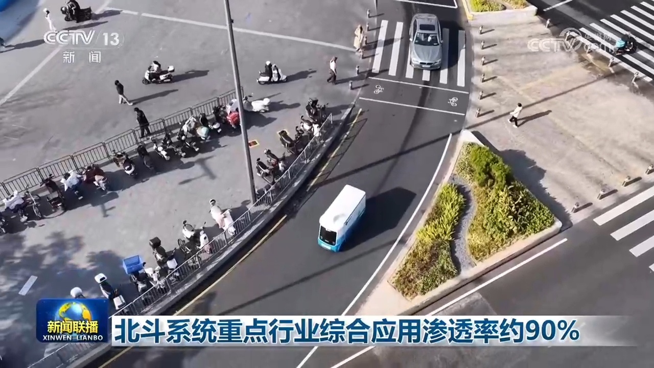 北斗系统重点行业综合应用渗透率约90% 北斗系统重点行业综合应用渗透率约90%