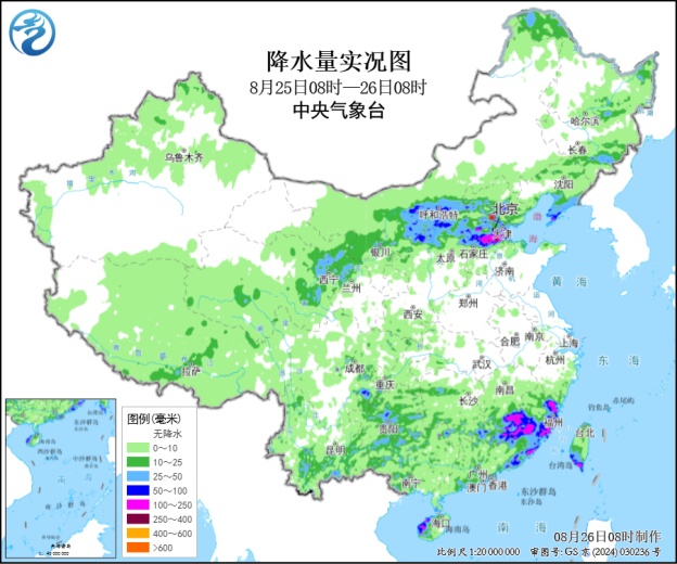 广东广西云南等地雨势较强 山西河北等地仍有明显降雨过程