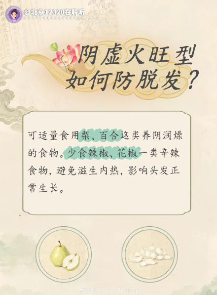 认清体质，中医教你防脱发