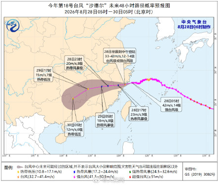 沙德尔即将登陆温岭到平阳一带沿海 沙德尔即将登陆温岭到平阳一带沿海