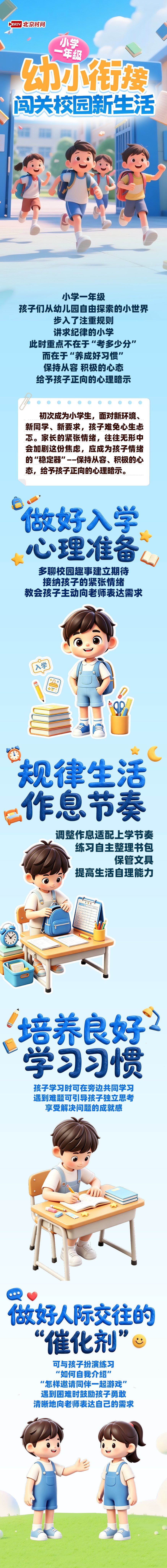 新“一”年级家长请注意！这些升学准备你要帮娃提前做好