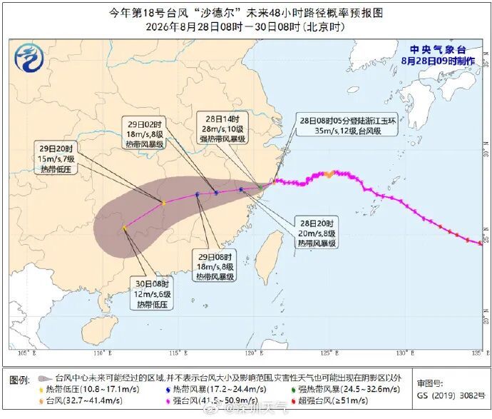 “沙德尔”最新路径！三个台风为何登陆点相同？