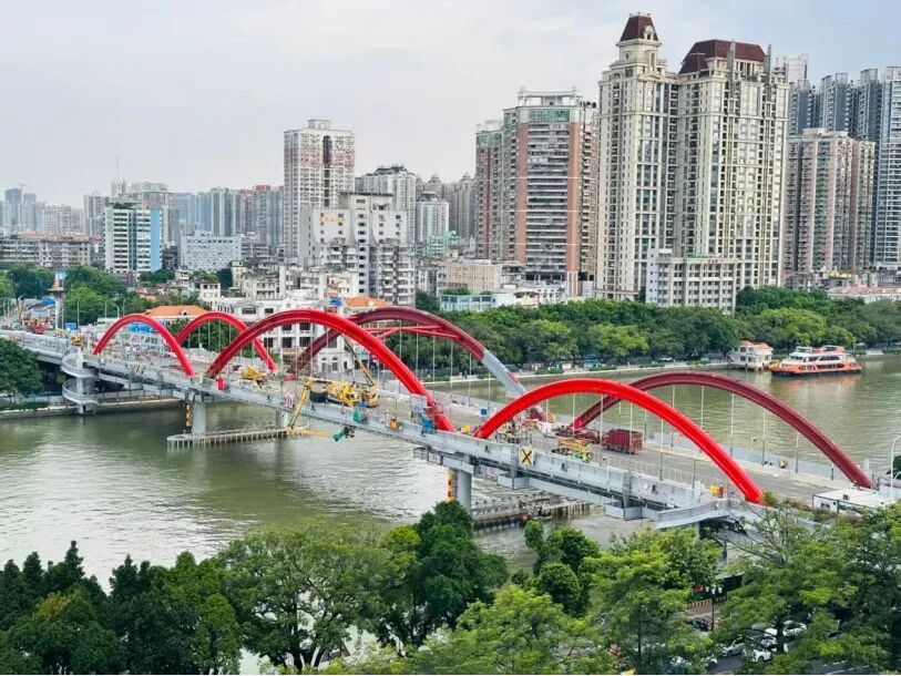 广州解放大桥8月31日0时起,恢复通车 广州解放大桥8月31日0时起,恢复通车
