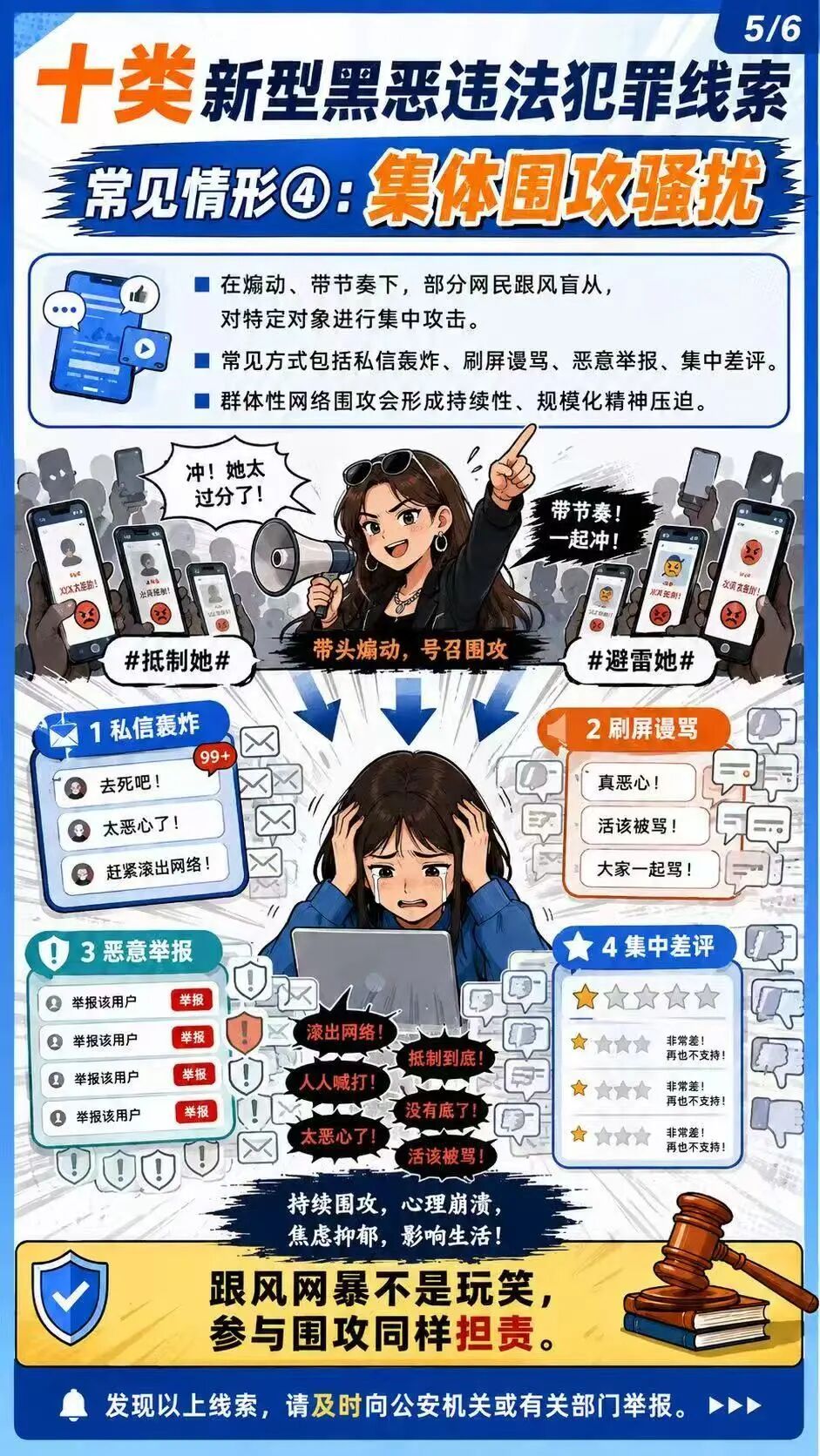 什么是网络暴力？一组图带你读懂这类新型黑恶犯罪