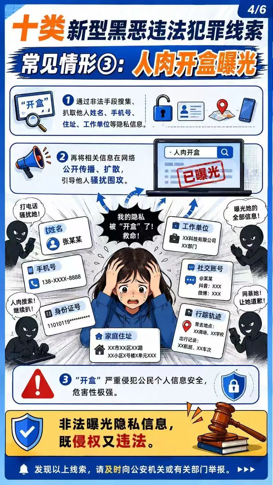 什么是网络暴力？一组图带你读懂这类新型黑恶犯罪