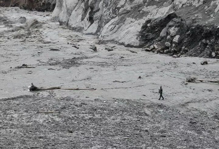 吉隆口岸泥石流灾害核心区一线见闻 吉隆口岸泥石流灾害核心区一线见闻