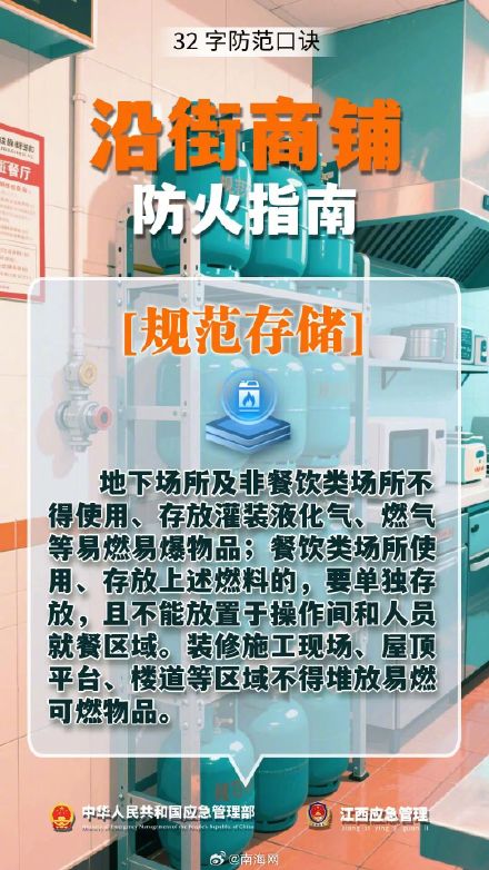 收藏转发!沿街商铺防火指南 收藏转发!沿街商铺防火指南