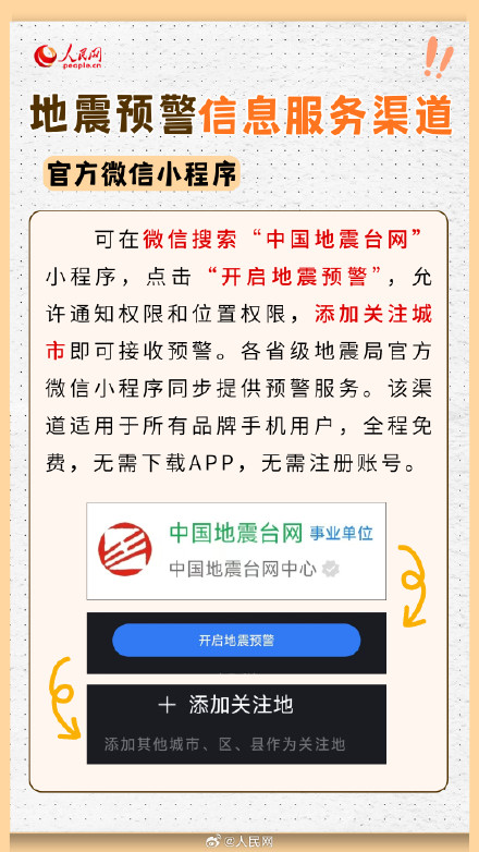 转扩!地震预警信息接收指南 转扩!地震预警信息接收指南