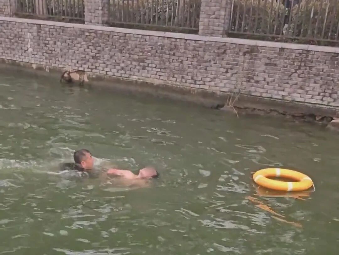 浙江湖州一男子溺水失去知觉,57岁男子跳入约2.5米水中救人:28年来首次下水 浙江湖州一男子溺水失去知觉,57岁男子跳入约2.5米水中救人:28年来首次下水
