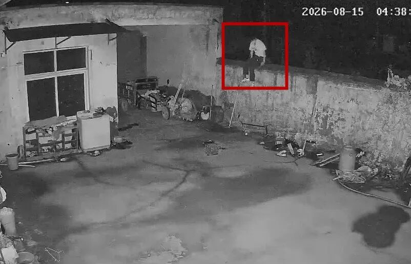 男子凌晨翻墙入室行窃,难逃法网! 男子凌晨翻墙入室行窃,难逃法网!