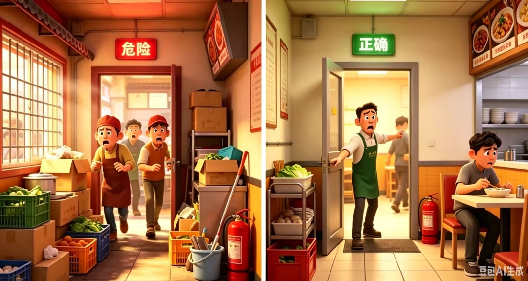 @餐饮场所,生意要“火”,后厨别“火” @餐饮场所,生意要“火”,后厨别“火”