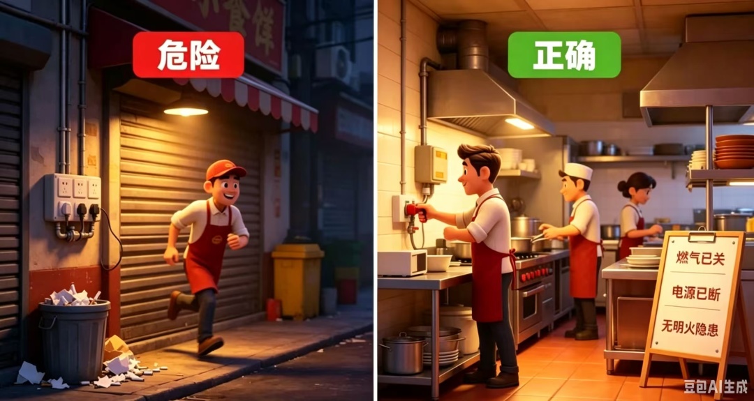 @餐饮场所,生意要“火”,后厨别“火” @餐饮场所,生意要“火”,后厨别“火”