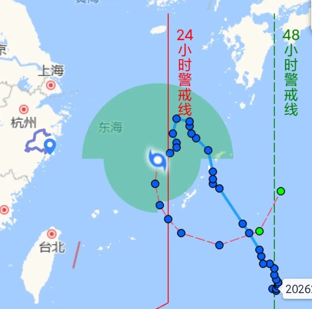 台风“科罗旺”突破24小时警戒线！今明沿海风雨最猛，浙江局部暴雨、最高温降至2字头