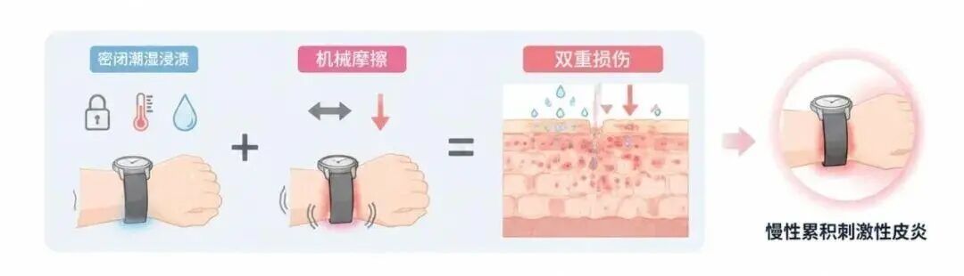 手腕发白变糙，是绿光照的？智能手表会损伤皮肤？真相是……