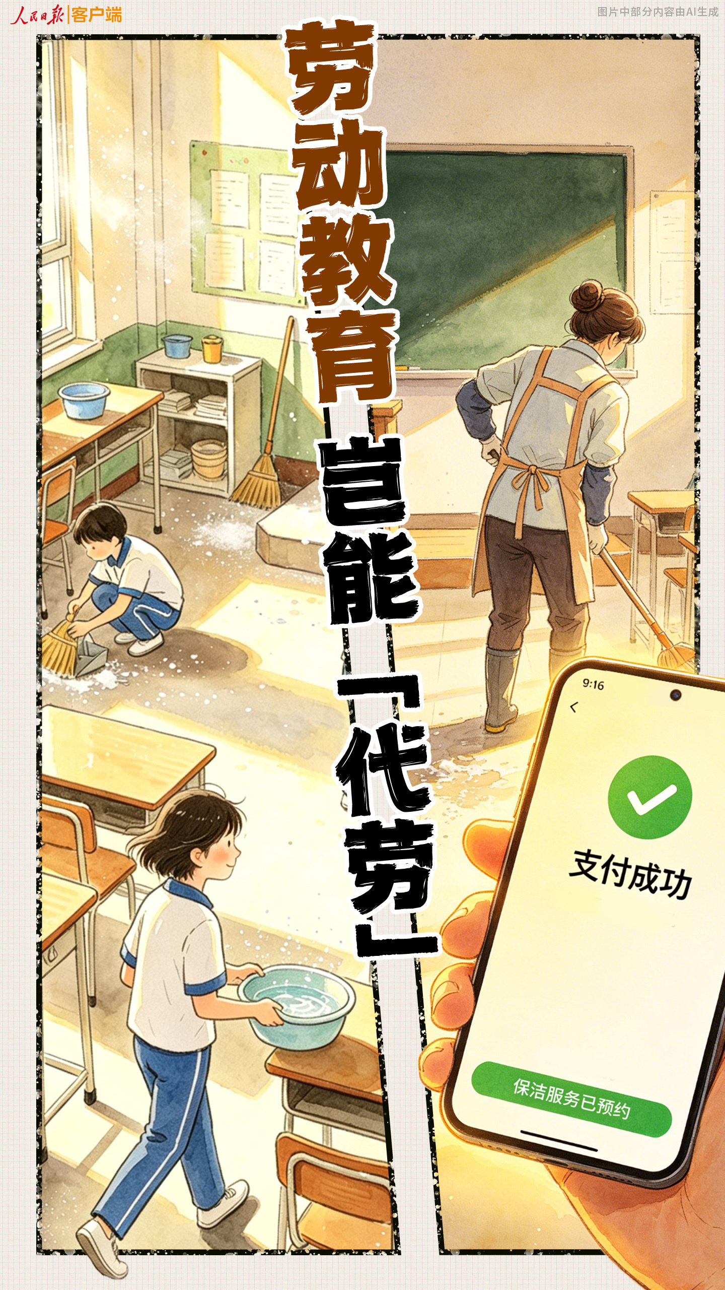 劳动教育,岂能“代劳” 劳动教育,岂能“代劳”