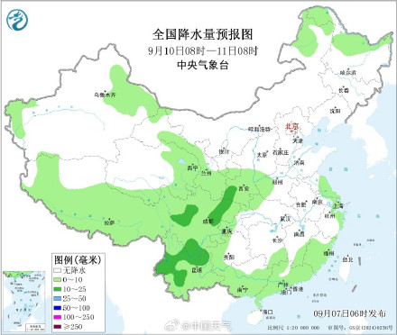 今后三天北方降雨向东扩展 南方降雨减弱 今后三天北方降雨向东扩展 南方降雨减弱