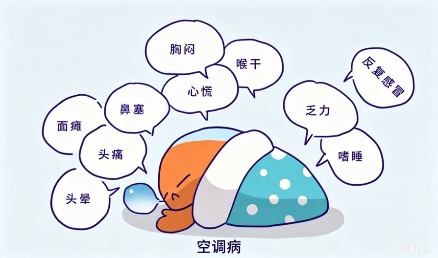 空调吹久了头晕恶心?警惕空调病侵袭! 空调吹久了头晕恶心?警惕空调病侵袭!
