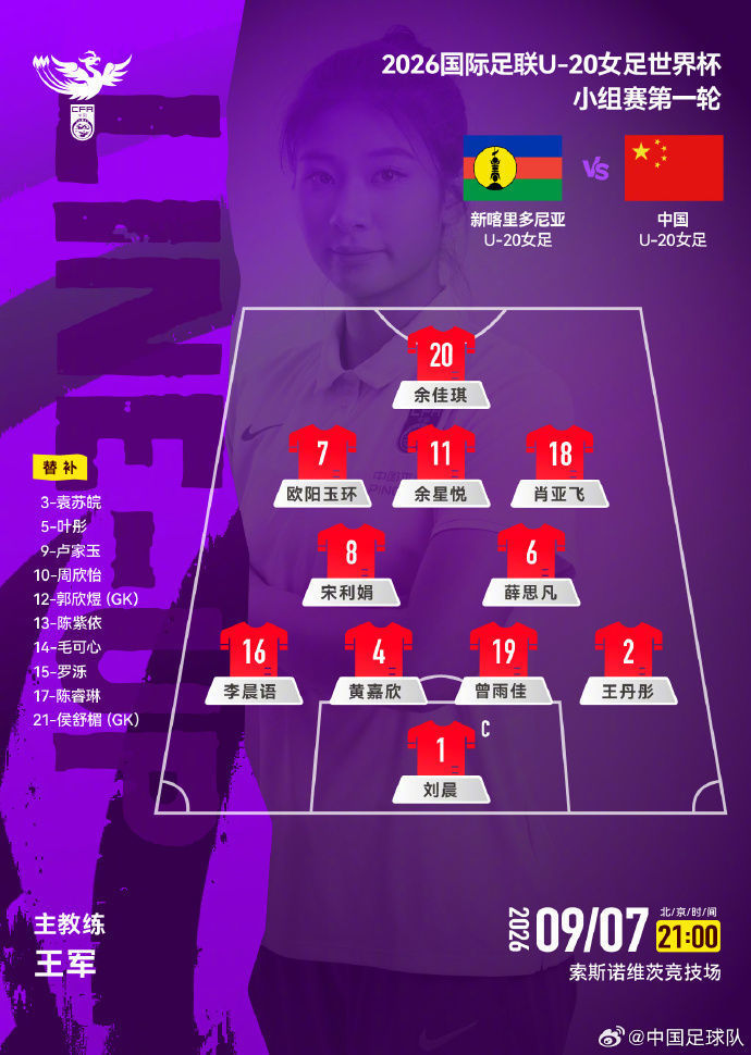 U20女足世界杯:中国队大胜新喀里多尼亚队 U20女足世界杯:中国队大胜新喀里多尼亚队