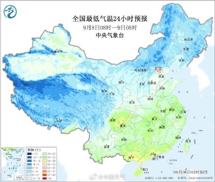 北方多地气温将创新低 早晚凉意显著