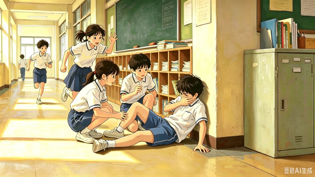 课间追逐玩耍时不慎摔伤，一起玩耍的同学及学校应否担责？