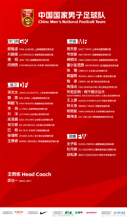 国足公布最新30人集训名单,新生力量引人关注 国足公布最新30人集训名单,新生力量引人关注
