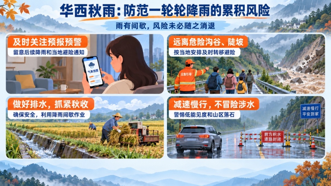 华西秋雨“迟到”了?它在等什么 华西秋雨“迟到”了?它在等什么
